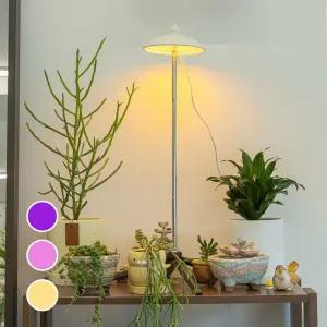 2in1 스탠드형꽂이형길이조절 LED 조명 우산 식물 식물등 성장등 (3color)