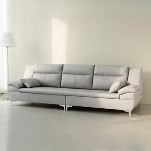 [동서가구] 테라 천연 면피가죽 온열 황토볼 4인용 흙소파 DF925868