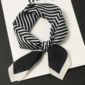 11종 여름 짧은스카프코디 작은 미니 스트라이프 남자목스카프 쁘띠손수건