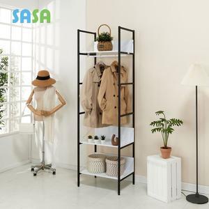 [SASA]사사가구 루이 스틸 3단 행거 선반장 600