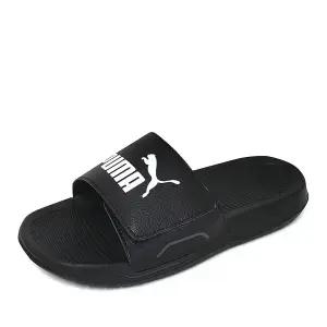 푸마 로얄캣 컴포트 2 벨크로 학교 학생 실내화 슬리퍼 블랙 404281-01