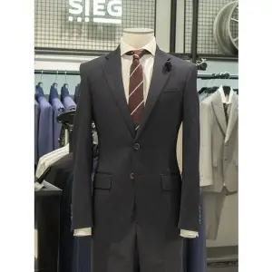 [지이크](센텀시티점)(센텀점 단독) 지이크 24F/W 프리미엄 원단 테일러드 네이비(스판) 정장(PJJ2063NA)