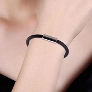티타늄 실리콘 정전기 방지 팔찌 손목 밴드 자석 팔찌