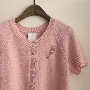 [JHP9SQ41_51JA]진주 장식옷핀 브로치 포인트 미니 배찌