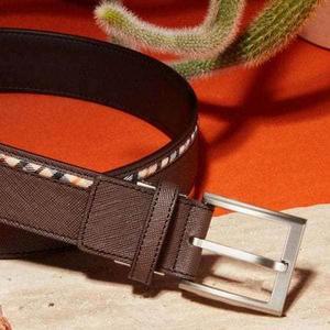 닥스 명품 허리띠 25SS비조벨트DBBE5E202W3CHECK 브라운 원 체크라인 스트랩 소가죽 비조벨트 선물 추천