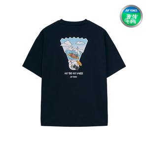 요넥스 배드민턴 오버핏 캐주얼 반팔 티셔츠 251TS045U