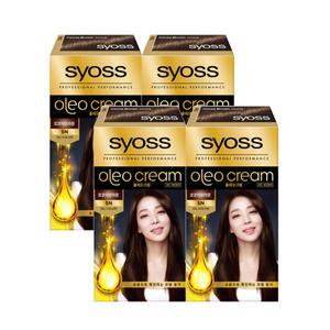 사이오스 올레오크림 염색약 5N 코코아브라운 4개