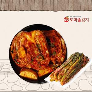 [도미솔] 사랑채포기김치5kg+갓김치1kg