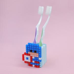 정인아트 디폼블럭(8mm) 칫솔꽂이 방패 1인 SET