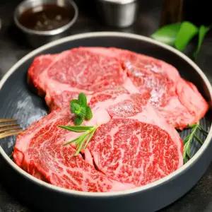 [선착순 한정 300개] 1등급 한우 암소 등심 구이용 200g  캠핑음식