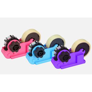 원일 물레방아 스마트 테이프 커터기 회전식 테이프 디스펜서 탁상용 포장 랜덤 3.7cm 컷팅