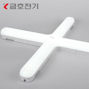 번개표 led 십자등 방등 주방등 엘바 십자등 60W 주광색