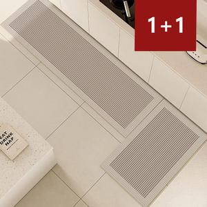 규조토 발매트 주방 싱크대 빨아쓰는 바닥 미끄럼방지 논슬립 패드 화장실 욕실 발받침 심플 모던 매트 2P