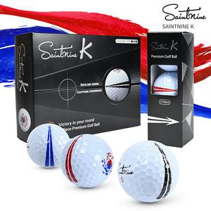 세인트나인 K 이지 에이밍 골프공 3피스 (12구) 태극기 에디션
