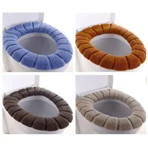 빨아쓰는변기커버 천 패브릭 변기시트덮개 엉덩이쿠션