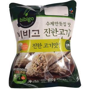 비비고 냉동 씨제이 진한고기 만두 400Gx2입