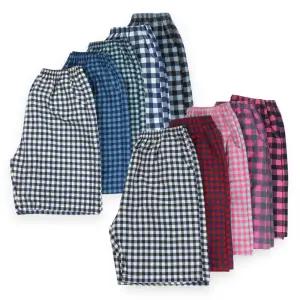 잠옷반바지 체크 국산 파자마 5부 반바지 커플 빅사이즈 남자 여름 홈웨어 여성