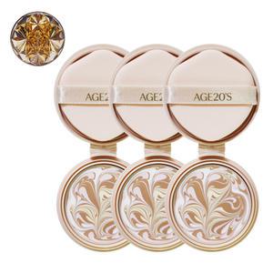 에이지투웨니스 에이지20s 팩트 에센스 커버 로얄골드 홀리데이 리필3개