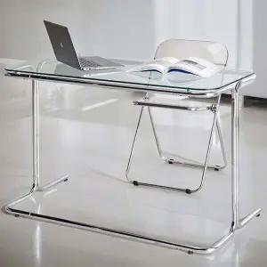 보루네오 엘리브 데미 미드센추리 강화유리 1200 책상 if066