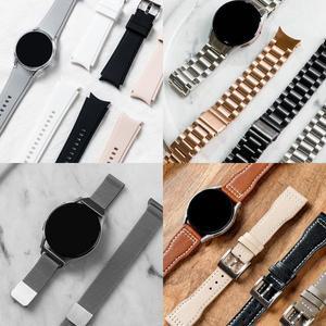 [Mui]삼성 갤럭시 워치 7 6 5 4 40mm 44mm 케이스 필름 스트랩 메탈 가죽 실리콘 밀레니즈 20mm