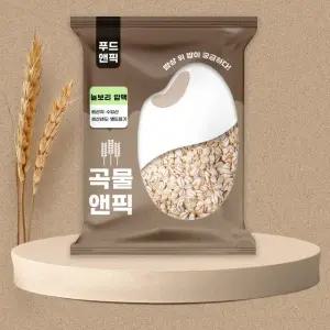곡물앤픽 수입 늘보리 압맥 5kg 부드러운 납작보리