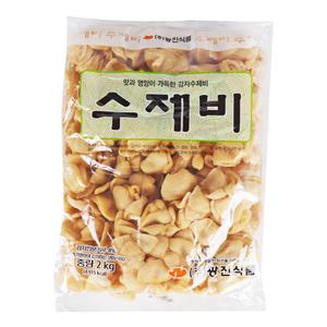 광진 수제비 2kg/ 냉동