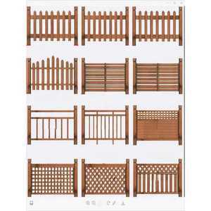 방부목담장 입구 우드 난간 펜스 담벼락 마당 가림막