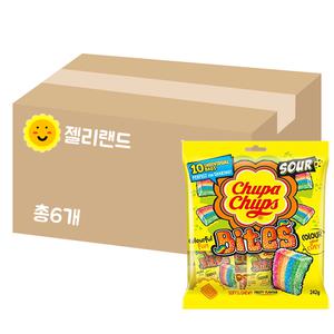 츄파춥스 사워바이츠 242g X 6개 (1BOX)