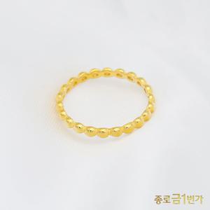 여자 순금 반지 도트 볼 1.875g