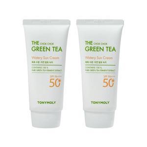 토니모리 더 촉촉 그린티 수분 썬크림 선크림 50ml 2개