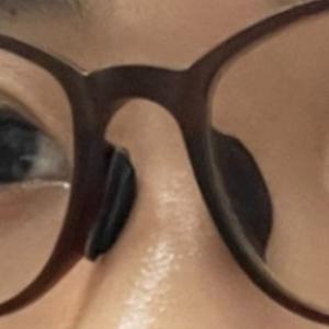 에어코패드 안경콧대 안경코패드 안경코받침 실리콘 선글라스 접착 검정10p실리콘코받침
