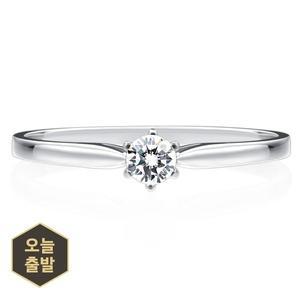[하나다이아몬드]1부 랩다이아몬드 14k 18k 심플 솔리테어 데일리 프로포즈 반지 스칼렛 HNLDR011
