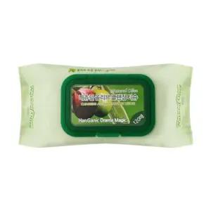 한가닉 드라마 매직 내츄럴 올리브 클렌징 티슈 120매