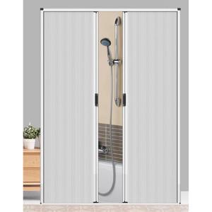 폴딩도어 조립식 미닫이 창고문 화장실 칸막이 190x180cm DIY 슬라이드