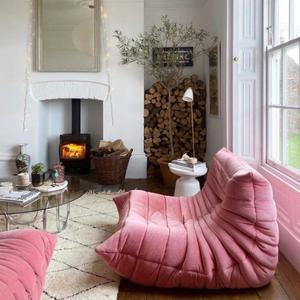 토고 소파 번데기 안락 원룸 스웨이드 애벌레 코너 방수 라운지 빈백 거실