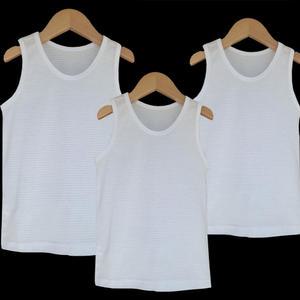 [알록달록]국산 순면100 화이트 런닝 남녀공용 유아 아동 여아 남아용