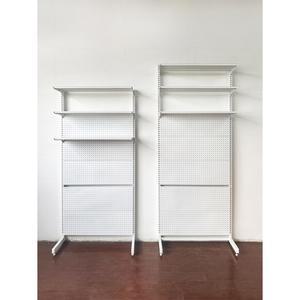 타공진열대 책장 철제타공판 페그보드 수납정리 책상 56x35x190 126x35x190