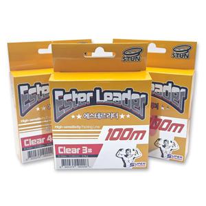 나라샵 에스테르 라인 투명 목줄 쇼크리더 한치 갑오징어 쭈꾸미 갈치 자작 채비줄 100m 200m