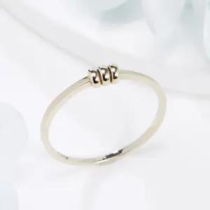 갤러리아 [비앤비골드] 14K 라운딩 꼬임링 실반지 SRS41443