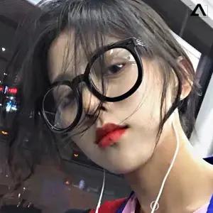 빅사이즈 뿔테 블루라이트 차단 큰 안경 여성 남성 눈 보호 가벼운 안경