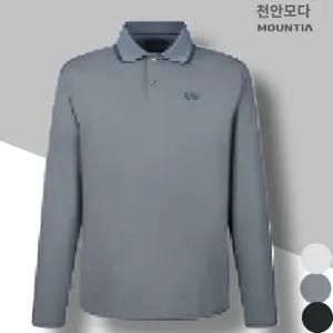 남성 봄 폴로 카라 티셔츠 면혼방 출근복 일상복 단체복 플라카티셔츠C 1 1MQTSS4005 회색_CA