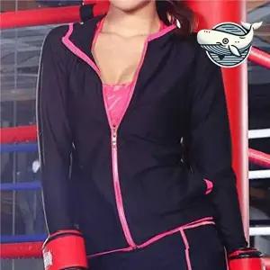 여성 요가 후드 집업 운동복 실내 필라테스-WFH26N3