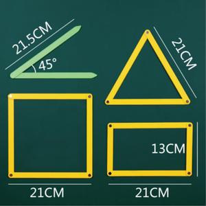 수학 교육용 자석 관절 각도 도형 만들기 자 활용 교구 학습 수학교구 수업