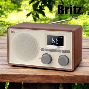 브리츠 BZ-V1 클래식 레트로 올인원 블루투스 멀티플레이어 라디오 스피커
