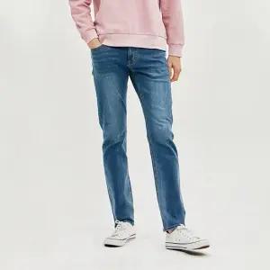 [jambangee] 남) 뒷주머니 절개 디테일 시와 올약워싱 데님_AM1DIG109-MB