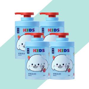 메디안 365데이즈 스텝3 충치불소 어린이펌핑치약 300gX4개 /유치원치약/어린이집치약/대용량/6세이상