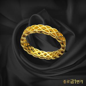 여자 순금 반지 볼 레이스  1.875g 99.9