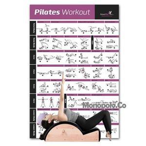 필라테스 PQCNKCAU 안내도 자세표 포스터 기구 매트 밴드 신발