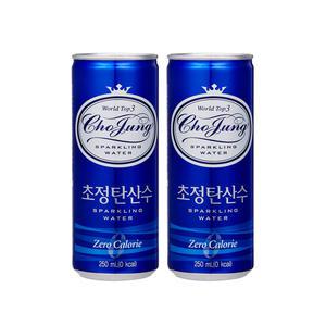 일화 초정탄산수 플레인 250ml 30캔 2박스 총60캔