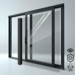 창문 단열 시트지 자외선차단 99 투명연블랙 1mx5m